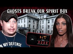 Most HAUNTED Hospital: REAL Paranormal Activity Caught on Camera (GHOST Broke Our Spirit Box)