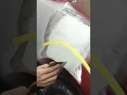 Difficult Dent Repair - One Section at a Time
