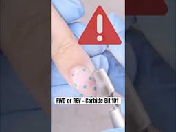 common mistake with carbide efile bits #nailtech #naileducation #ericasata