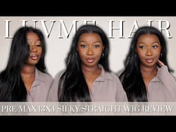 LuvMe Hair | 13x4 Lace Frontal | Flexi-Fit Invisi Drawstring Silky Straight Wig Install + Review