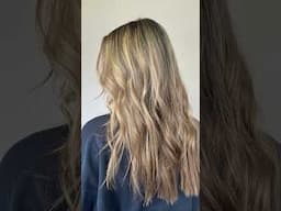 Highlights  beach waves #highlights #hairstyles #balayage #haircutstyles #blonde #haircut #hairtok