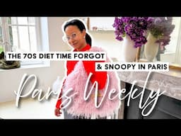 This 1977 VOGUE DIET Would be French Approved & Snoopy Fashion Exhibit | Paris Weekly Vlog