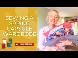 Sewing a Spring Capsule Wardrobe | Sewing Plans | Sewing Vlog