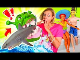 Effrayons le requin avec les dents pointues de Shrek😬🦈
