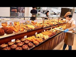 パンの名匠が営む大型ベーカリー！大量のパンを作る奮闘の1日！Amazing Skills of Japanese Bakers　ASMR