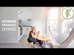 Woman Living as an Extreme Minimalist to Save Money & Simplify Life + Small Apartment Tour