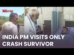 Air India plane crash survivor 'keen to talk' in hospital bed