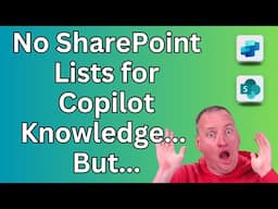 Use a SharePoint List as knowledge (kinda) in Copilot Studio 🤯 Secret no more!