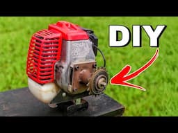 2-STROKE (Lawnmower) GASOLINE ENGINE + 1000cc GEARBOX = ?