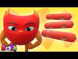 Booya - ¡Corre Salchicha! y Más Diversión | Episodio de Dibujos Animados para Niños