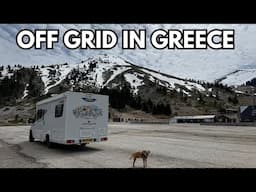 Wild views, noisy nights and hidden nature as we off-grid on mainland Greece in a motorhome