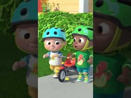 Riding the bike together! 🚲 #cocomelon #shorts