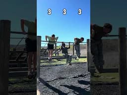 Muscle Up Competition With US Marines