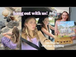 hang out with us, going to the beach, chit-chat - activities with friends | VLOG
