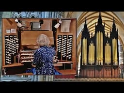 Mendelssohn | ALLEGRO from SONATA No. 1 | Diane Bish at Lincoln Cathedral, England