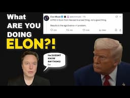Did ELON MUSK just BETRAY PRESIDENT TRUMP?!