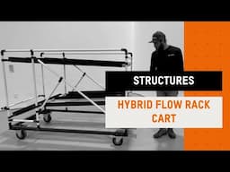 🌟 Hybrid Flow Rack Cart: Built to Move, Built to Last | Structure showcase