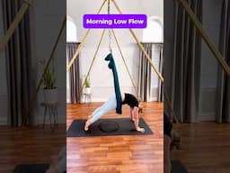 Low Flow to Start Your Day ☀️ #aerialyoga #sunsalutation