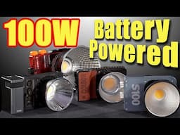 Affordable 100w Video Lights Zhiyun X100 knockoffs for portable battery powered photography lighting