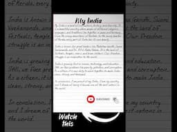 Essay on My India #essay #shorts #myIndia #trending #viral