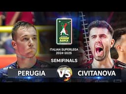 Semifinals of Italian Volleyball SuperLega 2024/2025 | Perugia vs Civitanova