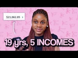 My 5 Streams of Income At 19 Years Old ($10k/Month)