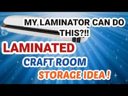 😯GENIUS !! MY LAMINATOR CAN DO THIS?!! HELL YES!! EASY & QUICK😍