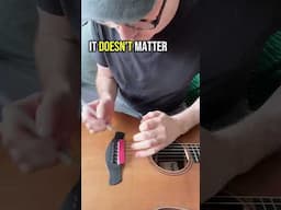 Temporary Rubber Bridge for cheap.    #acousticguitar #diy #indie