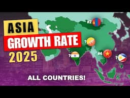 Asian Economies by GDP Growth Rate 2025 | Asian Economies 2025 | Asia 2025 | Facts Nerd
