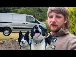Taking 3 dogs on a caravan holiday pt1