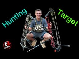 Hunting Bow vs Target Bow Setup Explained + 1 Arrow Shoot-Off | Korbin’s Archery