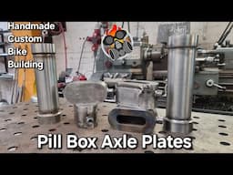 Hardtail Triumph Pt2 Pill Box Axle Plates Handmade Custom Bike Building #chopper #bike #engineering