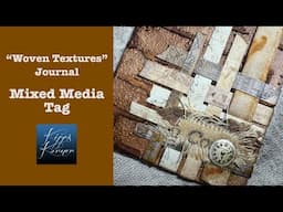 Woven Textures Journal | Mixed Media Tag