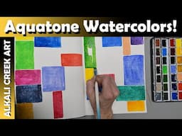 Is This Aquatone Watercolor Set From India Worth Buying?  Trying out the 28-full-pan watercolor set.