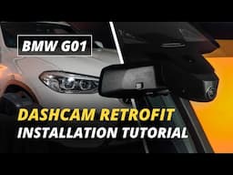 BimmerTech Dashcam Retrofit for BMW G01 | Video Overview & Installation Tutorial