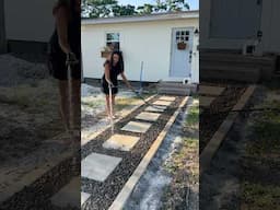 you were right about our path so I glued down the rocks with Dominator XL Mulch Anchor @BDCbrands