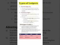 Types of Ledgers