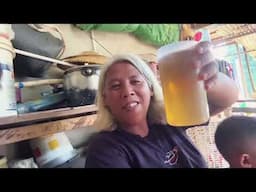 I Nya Memasak Pucuk Ubi // Bulih Ikan Palau I Nya 🤣