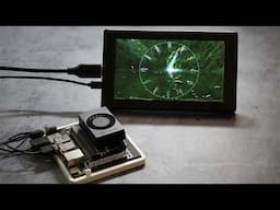 I Built a STUNNING AI Clock! (Jetson Nano + Stable Diffusion)
