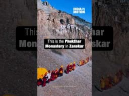 Ice Sledges in the Phukthar Monastery of #zanskar