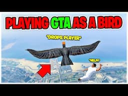 Trolling The ENTIRE CITY as a BIRD NPC on GTA 5 | DonDada RP