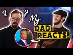 My BRITISH DAD REACTS to NIGEL FARAGE & RICHARD DAWKINS!