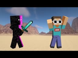 George and Sapnap Vs Daquavis PvP Duel
