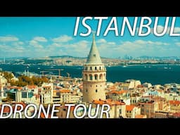 Stunning Drone Footage of Istanbul | 1 Hour of Relaxing Turkish Instrumental Music for Peace & Calm