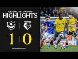 Portsmouth 1-0 Watford | Short Highlights 🎞