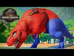 Jurassic Spiderman Battle! Rexy Vs. Superman – Epic Dinosaur Superhero Fight