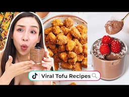 Trying Viral Tofu Recipes *unexpectedly delicious*