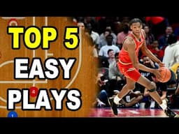 Top 5 Easiest Offensive Basketball Plays