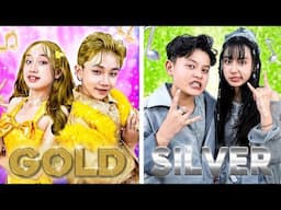 Left Or Right? Gold Girl Vs Silver Girl At The Couple Fashion Contest | Who Will Be The Winner?