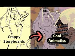 How I turn my crappy storyboards into a polished animatics